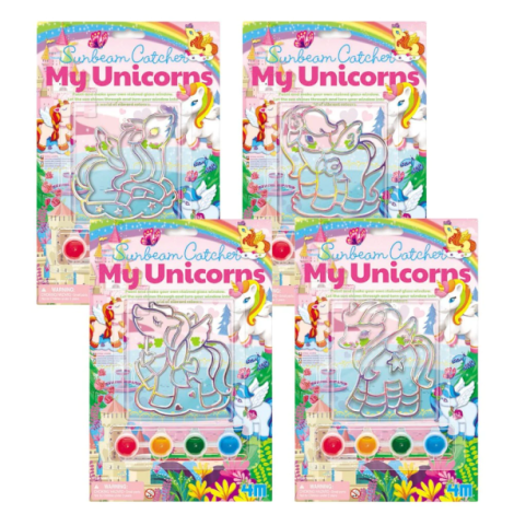 Set Vitralii Unicorni 4M | Joc Creativ