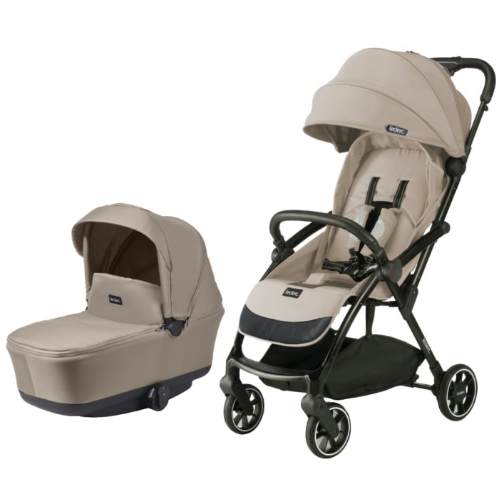 Carucior Leclerc Magic Fold Plus 2 in 1 Sand