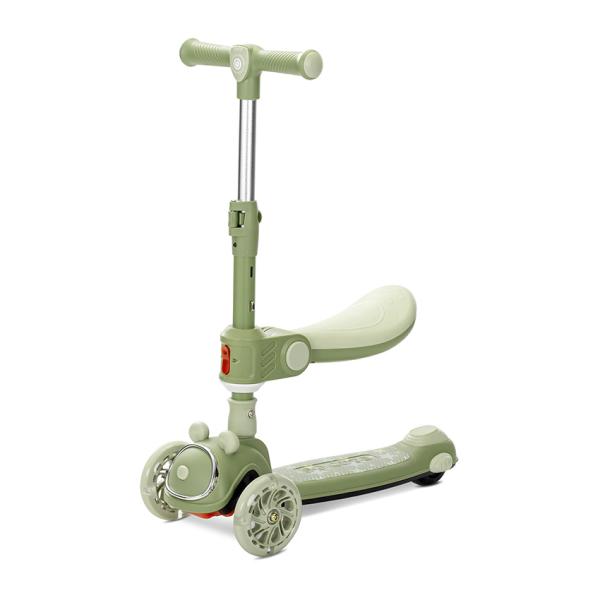 Lorelli Swiftie Green - Trotineta cu LED si Muzica - imagine 6