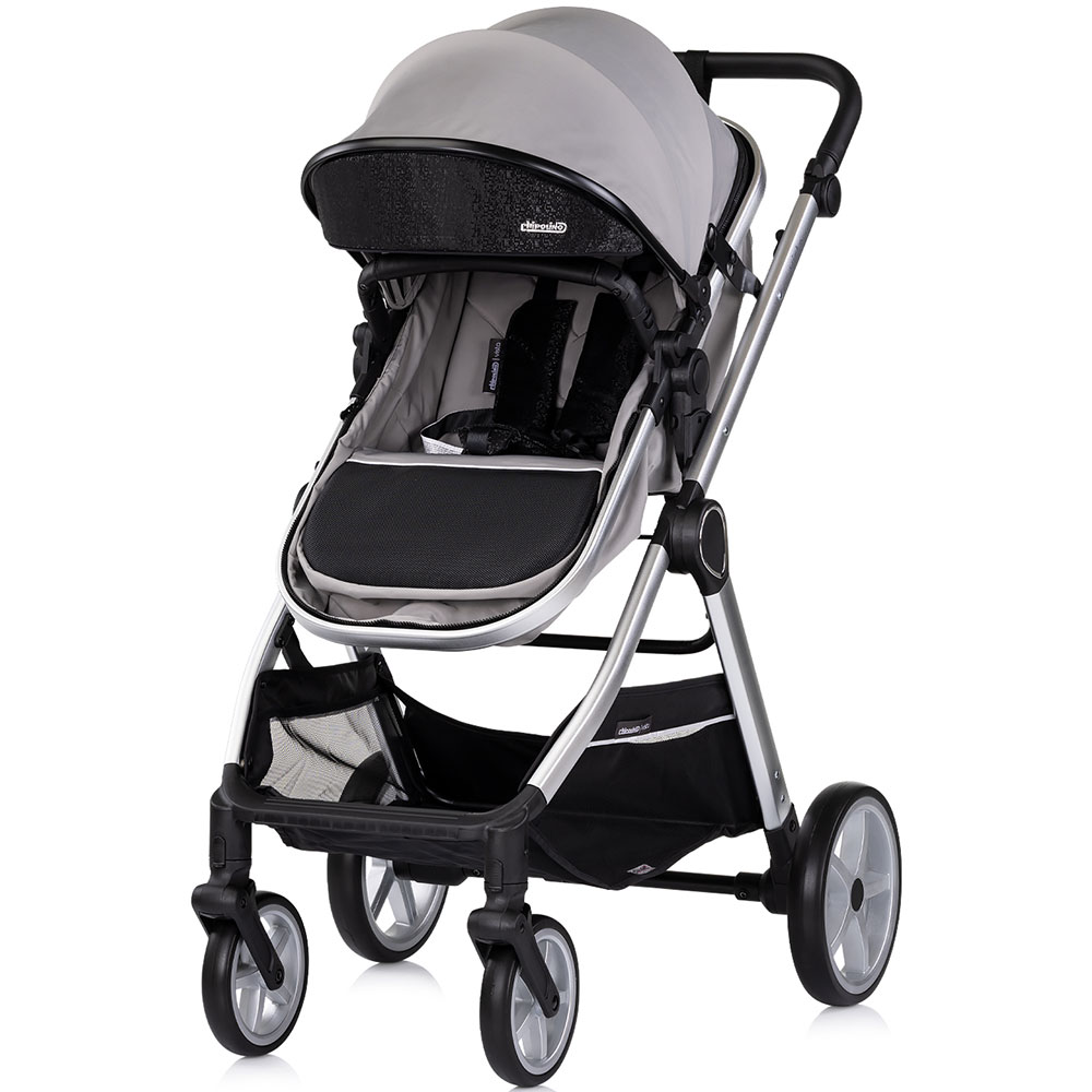 Carucior 3 in 1 Chipolino Vista Cloud Grey - imagine 2