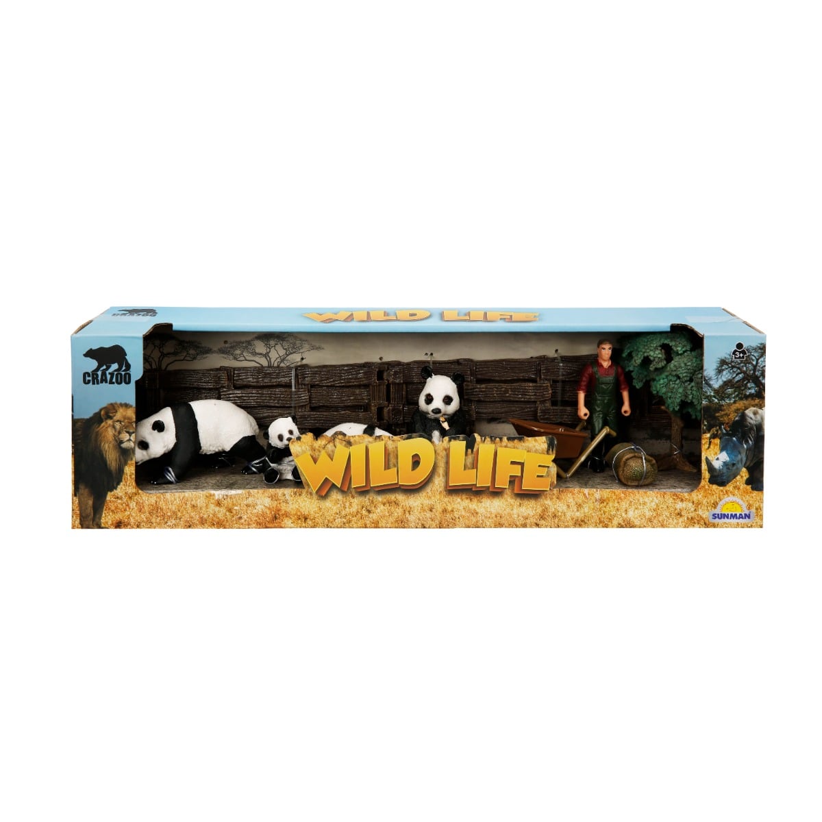 Set Figurine Panda Crazoo | Jucării Educativ