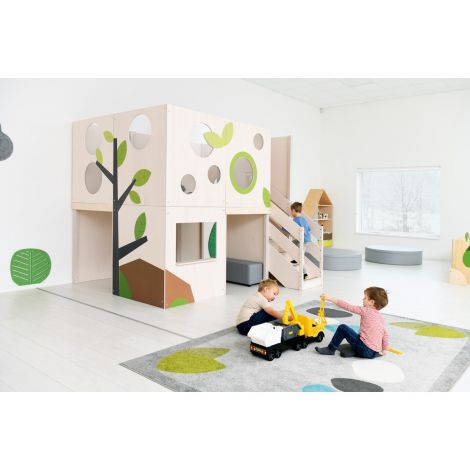 Complex Joacă Flora Moje Bambino - Lemn Interior - imagine 24