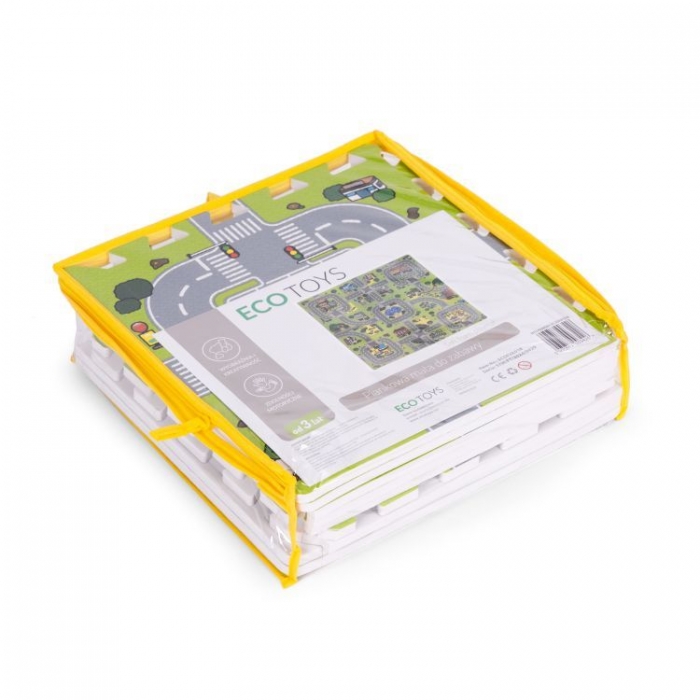 Salteluta joaca Ecotoys 90x90cm sigura pentru copii - imagine 6