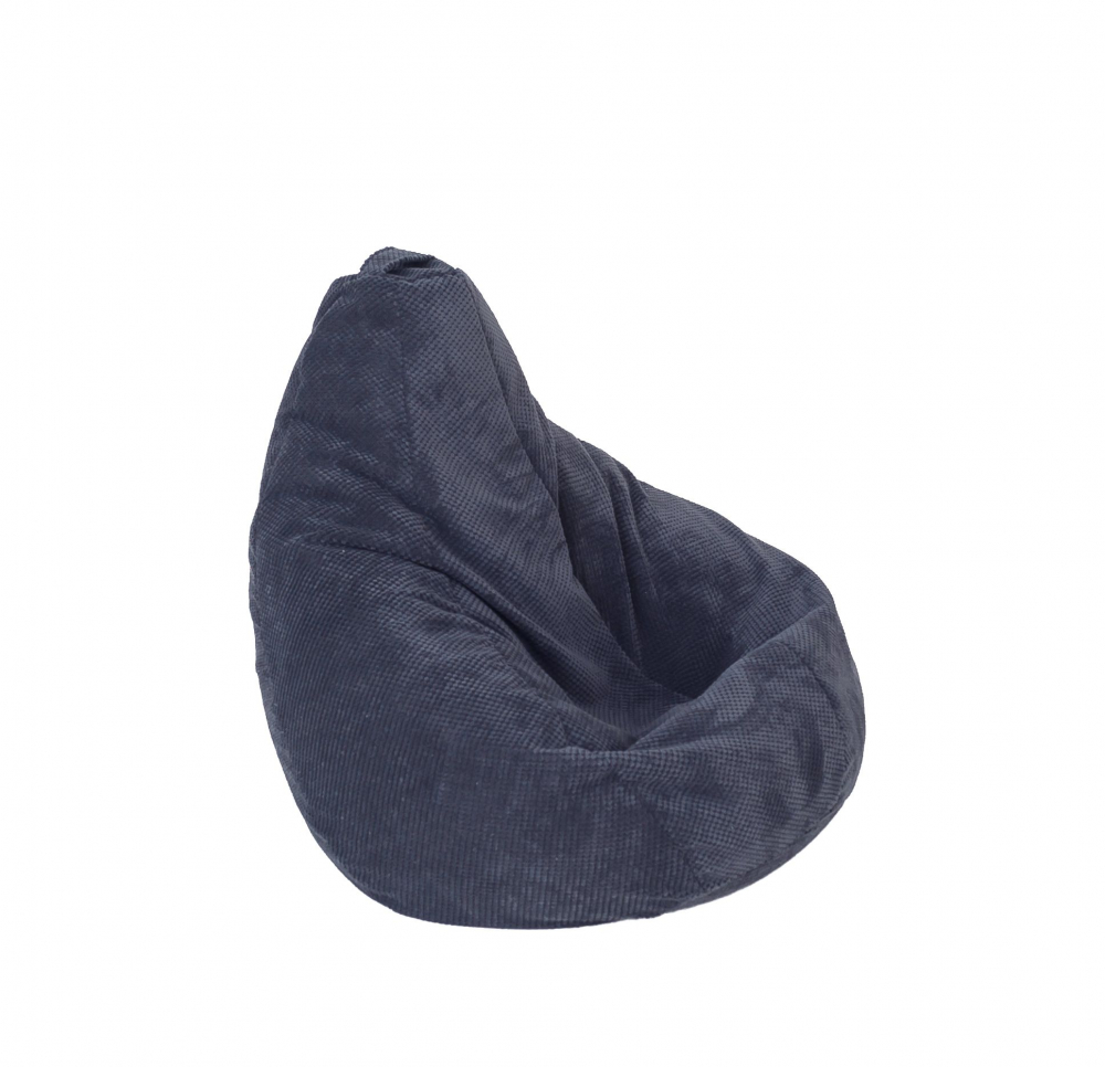 Fotoliu Pufrelax Hobbit Blue, Husă Detasabilă - imagine 3