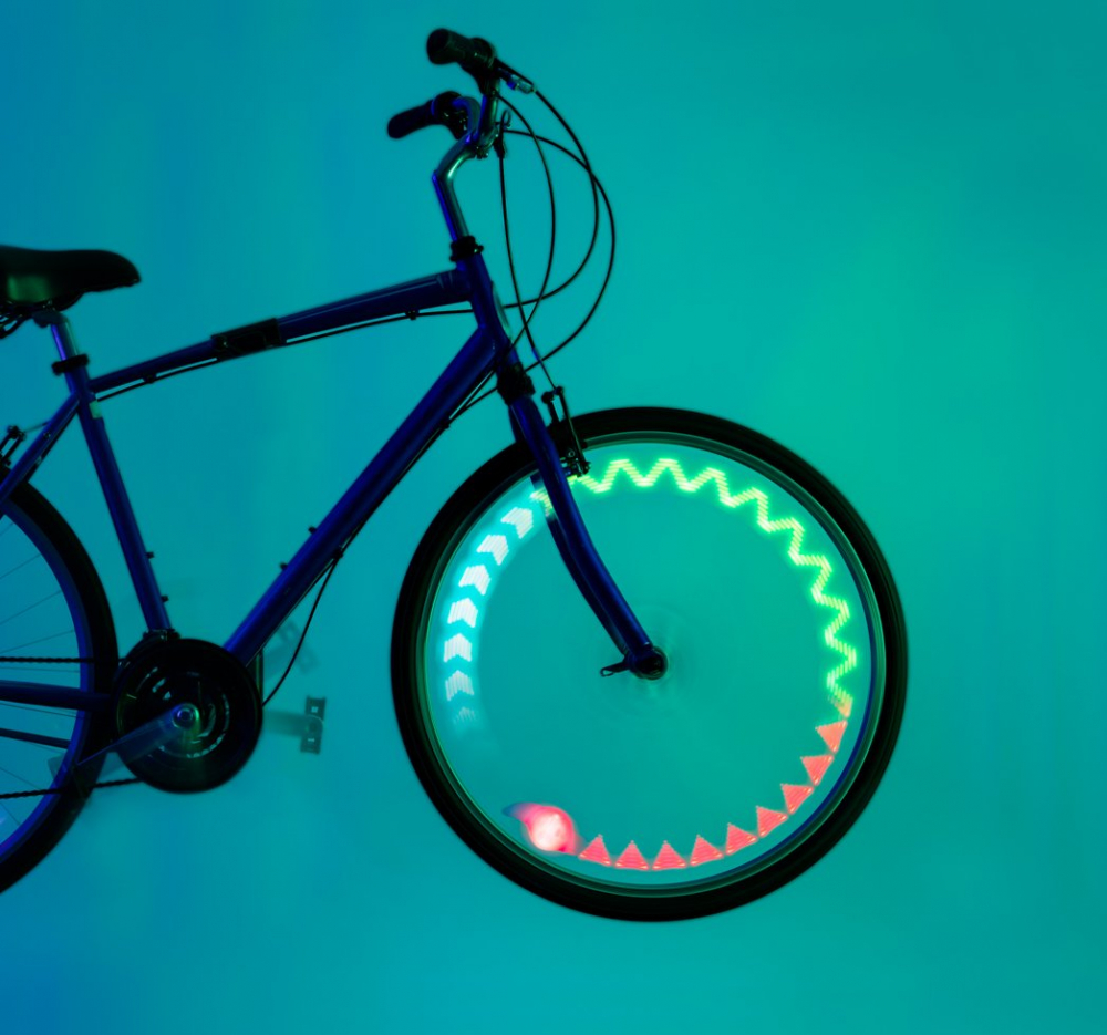 ShapeBrightz - Lumină LED Animatedă pentru Spite Bicicletă - imagine 7