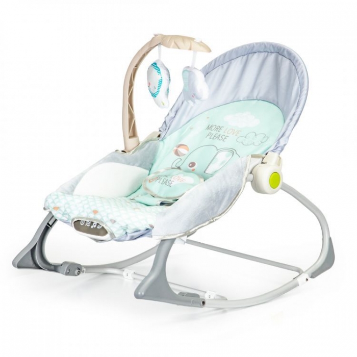 Balansoar 3 in 1 Ecotoys Elefant cu Vibrații - imagine 8