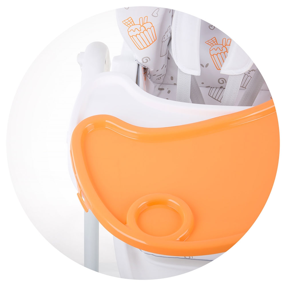 Scaun de Masa Chipolino Sweety Tangerine, Confortabil - imagine 6