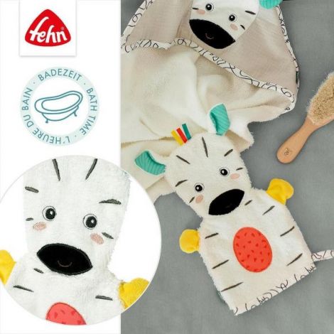 Manusa Zebra Baie Bebelusi | Jucarie Baie 26cm - imagine 2