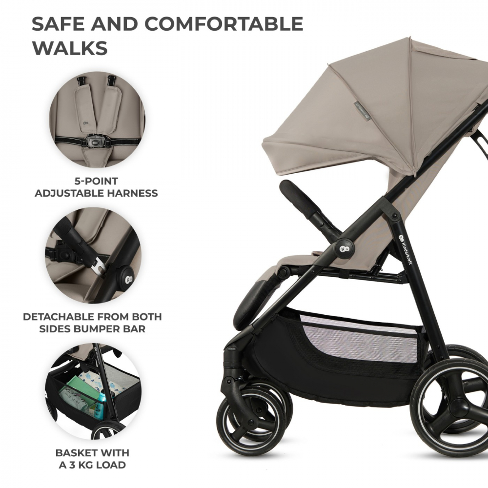 Carucior Sport Kinderkraft Trig 3 - Pana la 25kg - imagine 3