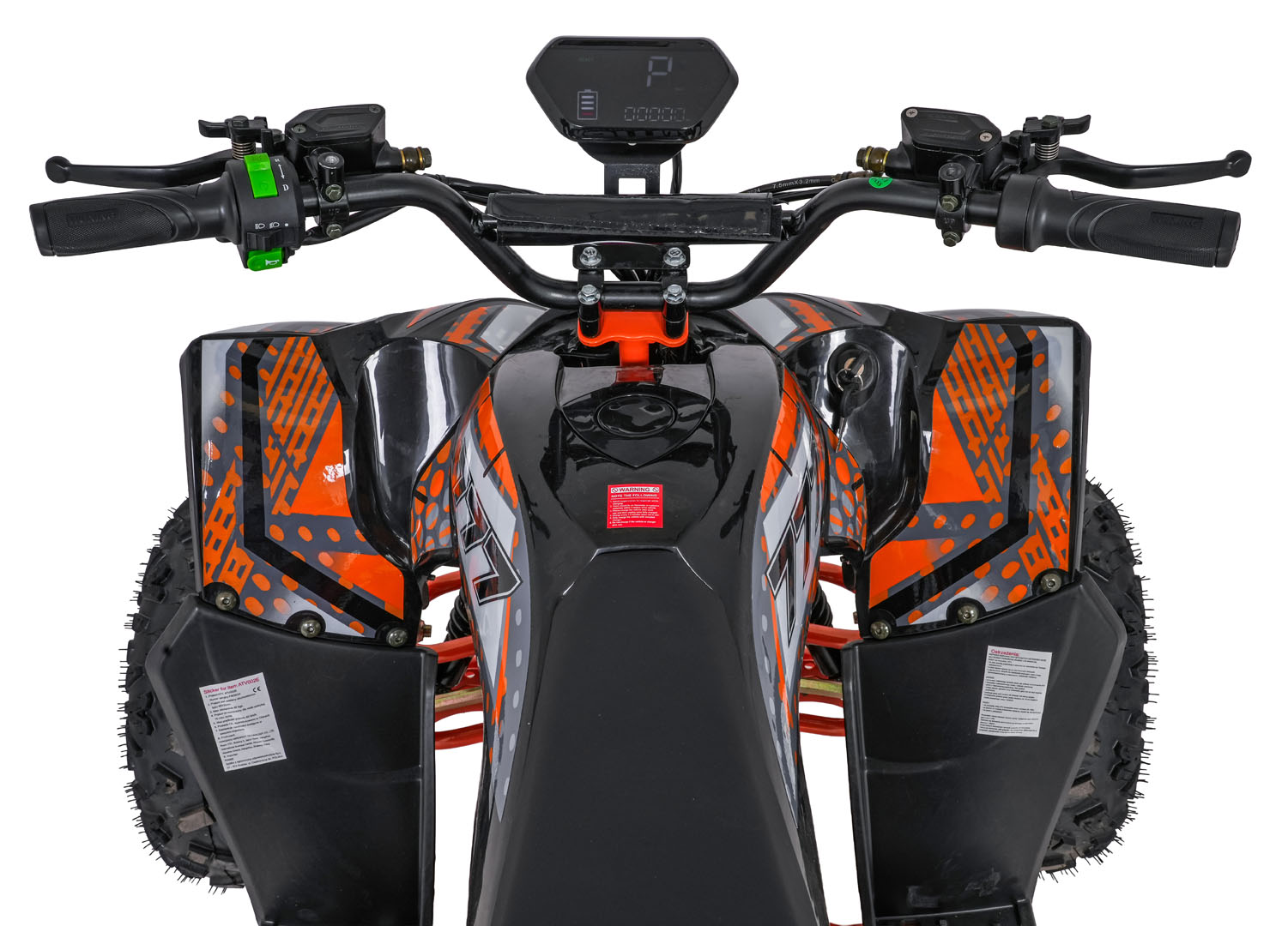 ATV Electric 48V 800W Desert Storm Portocaliu Autokids - imagine 2