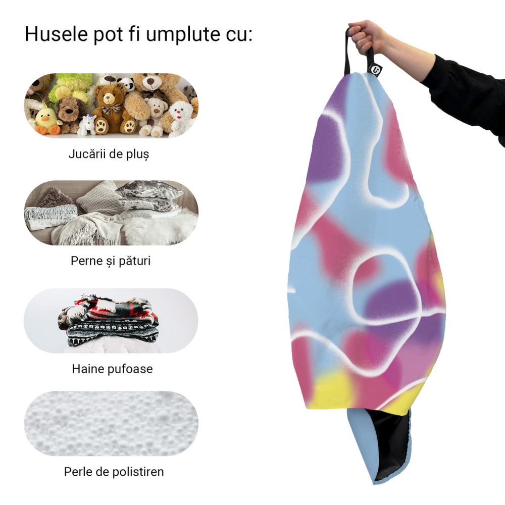 Husa Fotoliu Puf Tip Para XL, Updeco