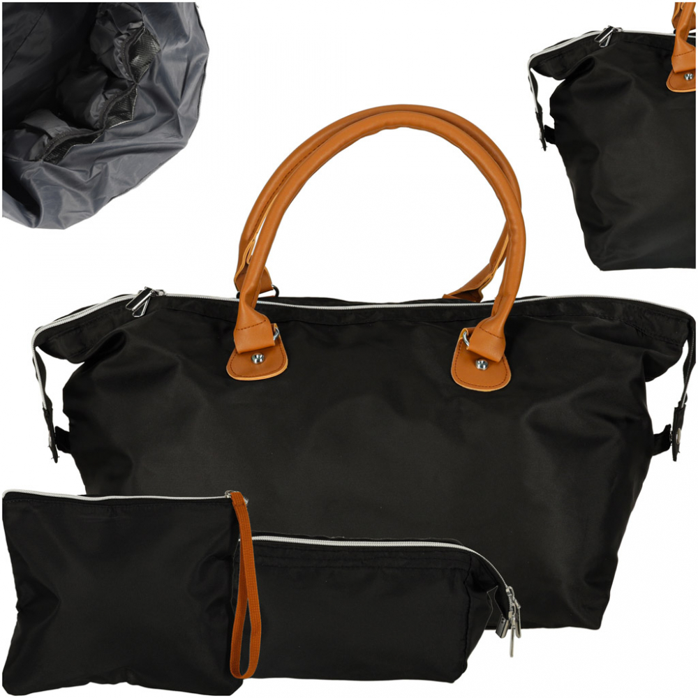 Set Geanta Mamici Black Ikonka | Organizare Perfectă - imagine 3