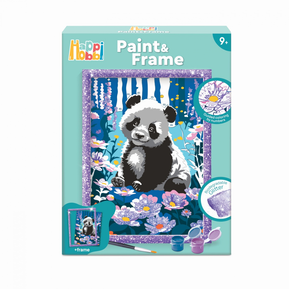HapPI Hobbi Panda Visator | Pictează și Înramează AS