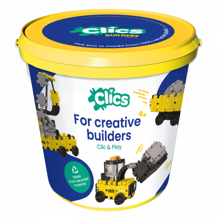 Set Clics Construit Vehicule 5 în 1 | Clicstoys