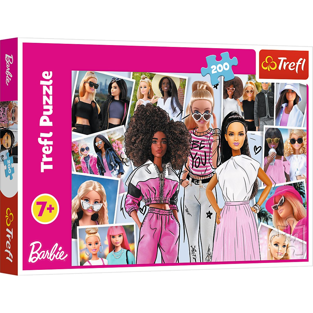 Puzzle Trefl 200 Barbie - Lumea lui Barbie