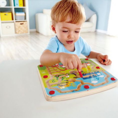 Hape Labirint Magnetic Educativ Constructii - imagine 3