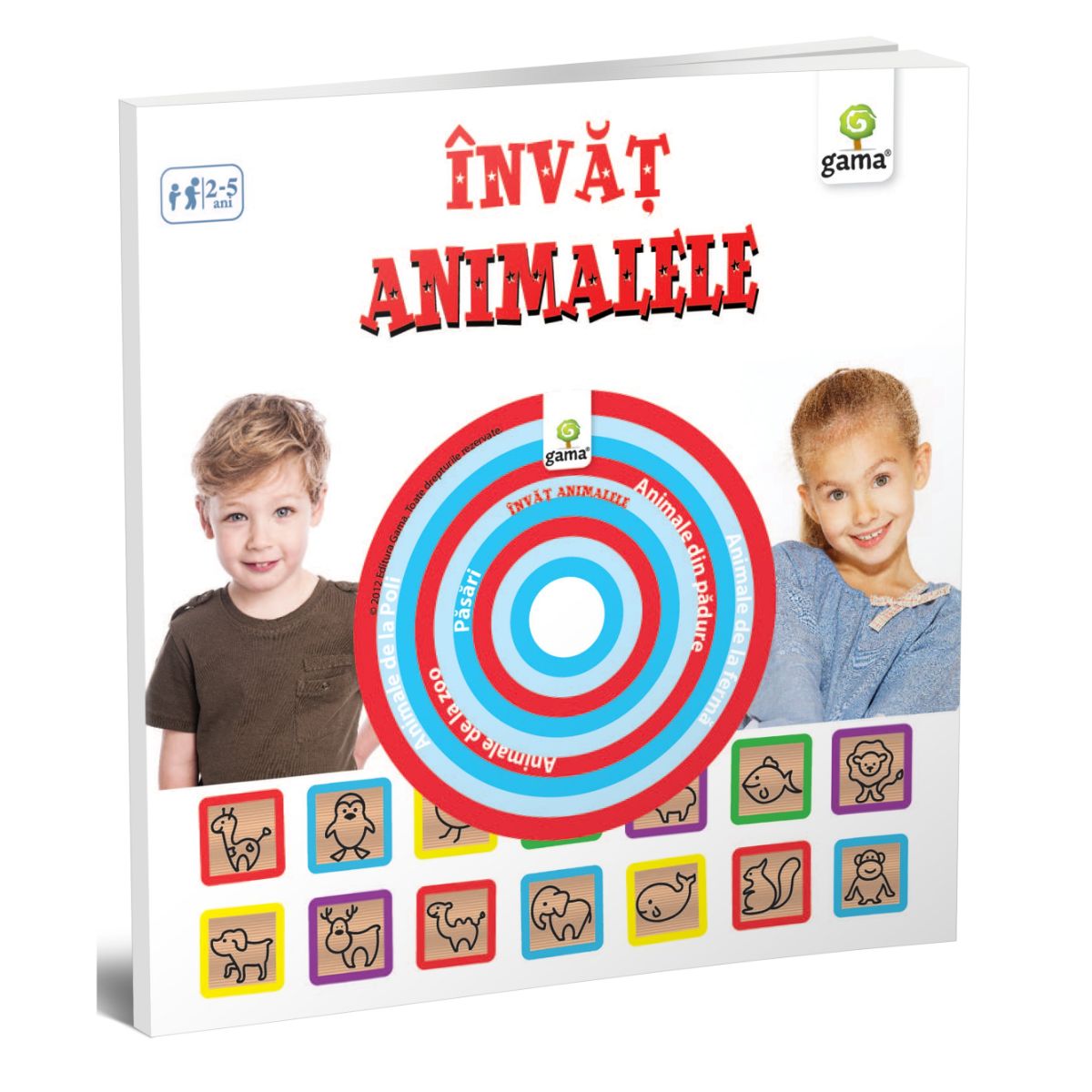 Învață Animalele Gama - Carte cu CD Educațional