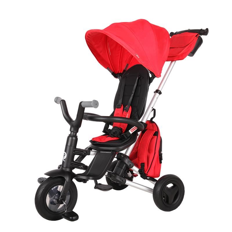 Tricicleta Qplay Nova Rosu Ultrapliabila, Aluminiu - imagine 10