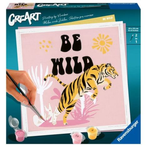 Kit Creativ Pictura pe Numere Tigru - Ravensburger - imagine 2