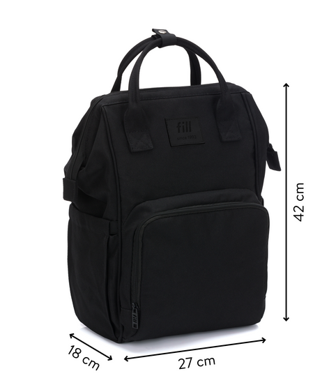Fillikid Barcelona Black - Geanta practică pentru părinți - imagine 4