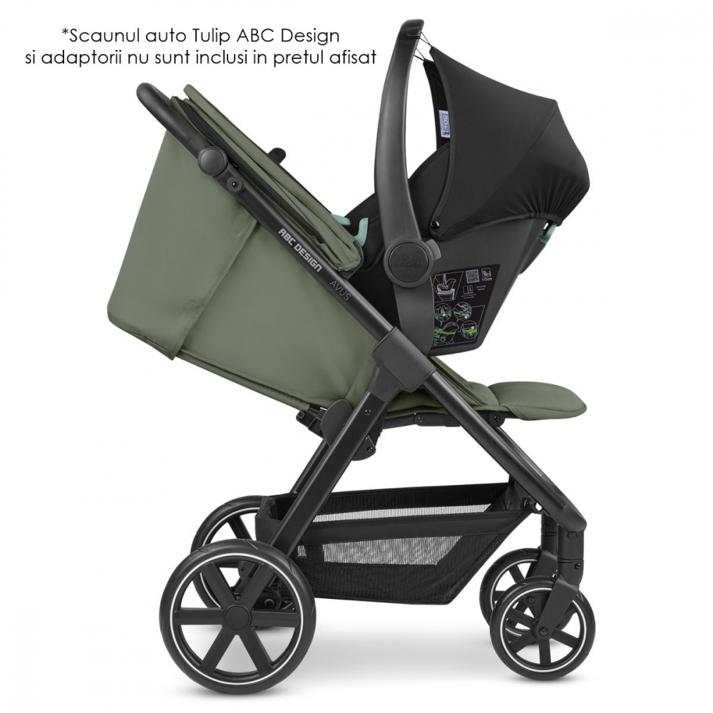 Carucior Sport ABC Design Avus Olive - Compact și Ușor - imagine 5