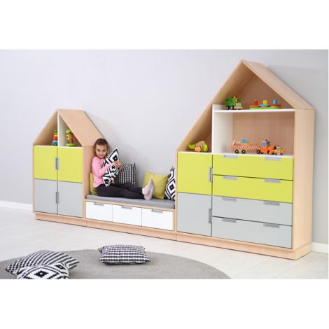 Bancuta Depozitare Quadro 3 Locuri | Moje Bambino - imagine 5