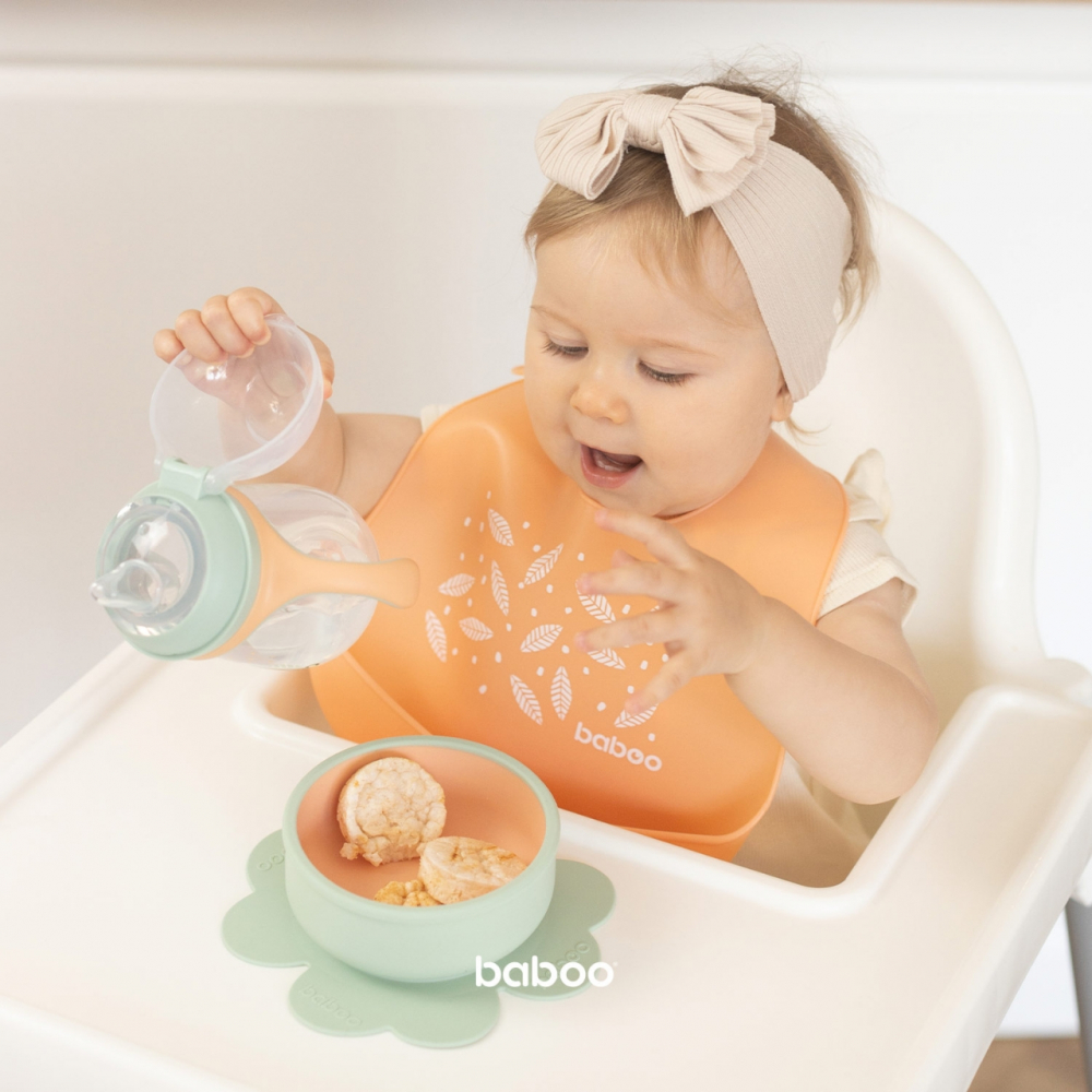 Bol Silicon Baboo cu Ventuza | Autonomie Bebeluși - imagine 5