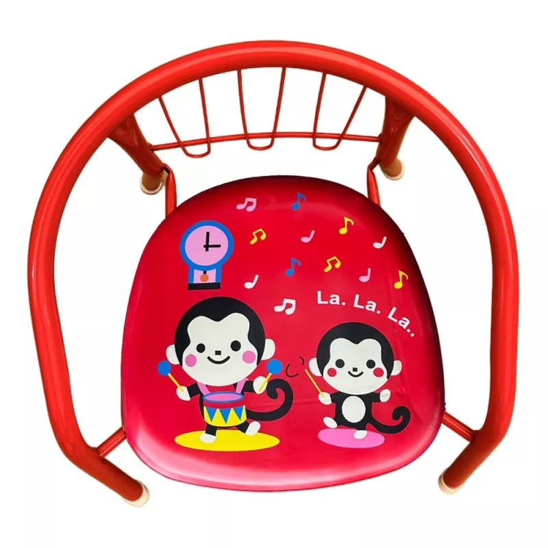Scaunel NiceKids Red Monkey, 36 cm - imagine 2