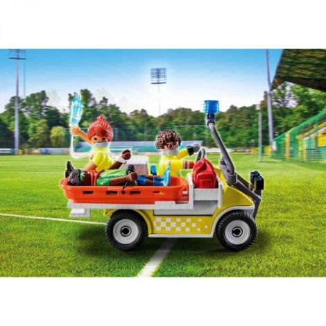 Vehicul Salvare Playmobil Galben | Aventură Heroică - imagine 3