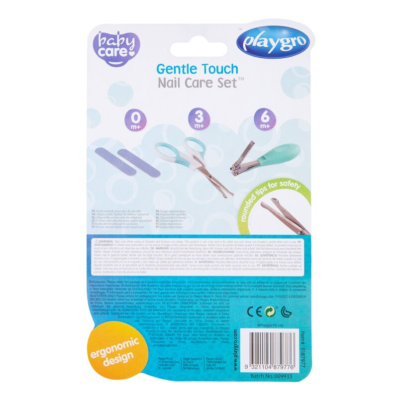 Set Ingrijire Unghii Playgro Gentle Touch 0 luni+ - imagine 5