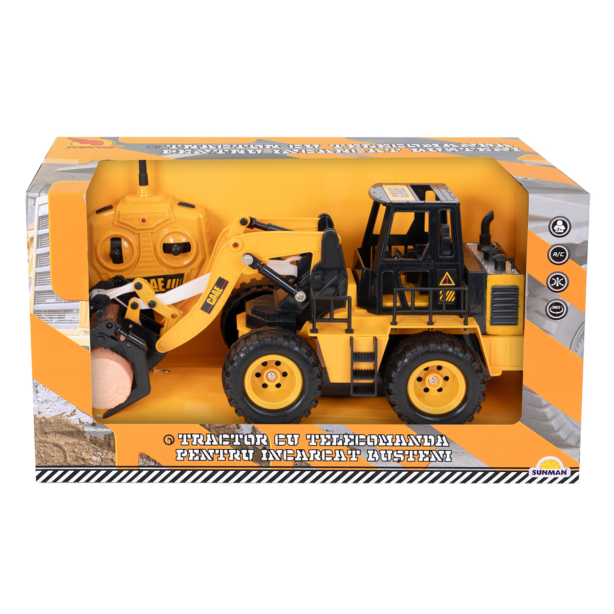 Tractor Telecomanda Suncon 1:24 Încărcat Busteni