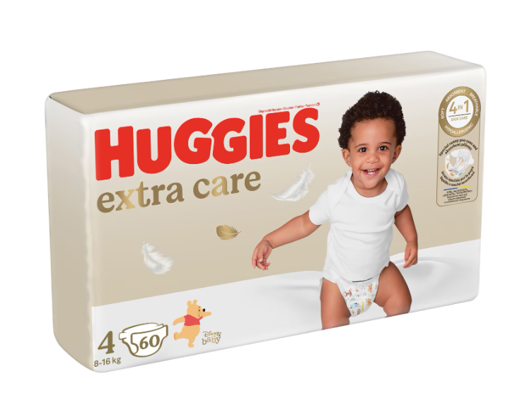 Scutece Huggies Extra Care 4, 8-16kg, 60 buc - imagine 9