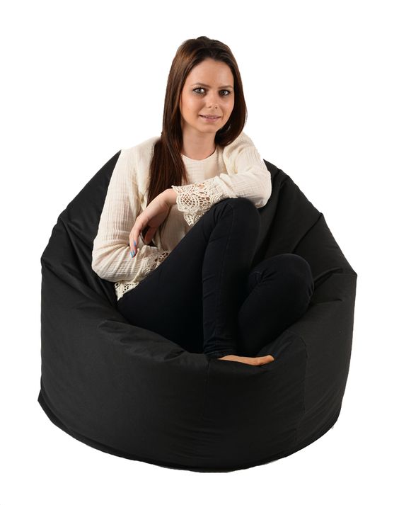 Fotoliu Beanbag Relaxo XL Pufrelax Black