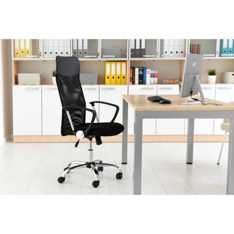Scaun ergonomic Moje Bambino cu spțtar plasă - imagine 3