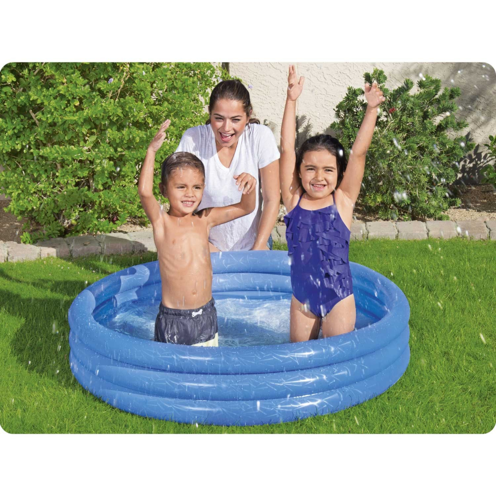 Piscina gonflabila copii Bestway, 122x25 cm, Albastru
