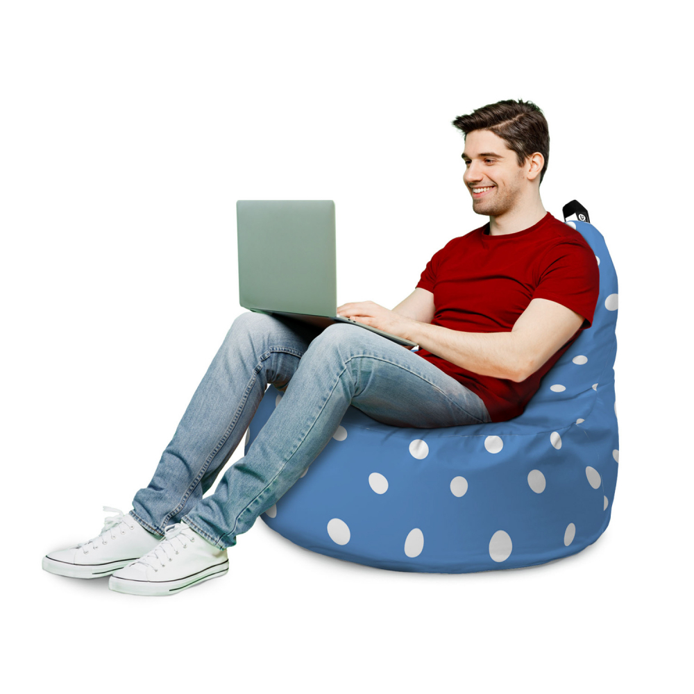 Fotoliu Bean Bag Updeco Big Chill Albastru - imagine 3