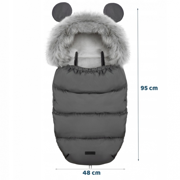 Sac de dormit Ricokids cu blană moale - imagine 6