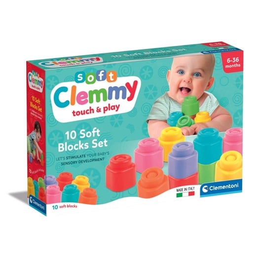 Set 10 Cuburi Moi Clementoni | Jucărie Sigură