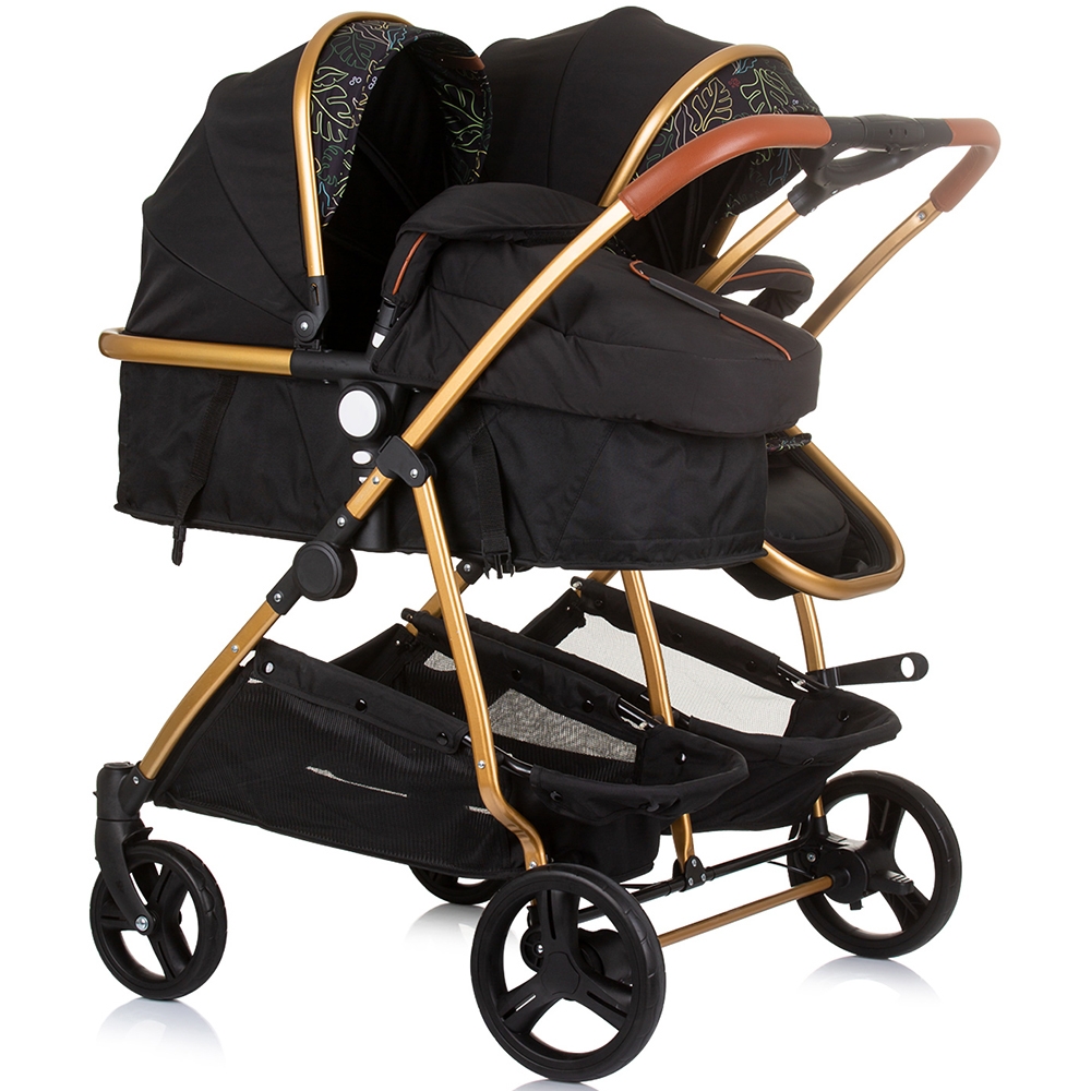Carucior Gemeni Chipolino Duo Smart 3 in 1, Aluminiu - imagine 9