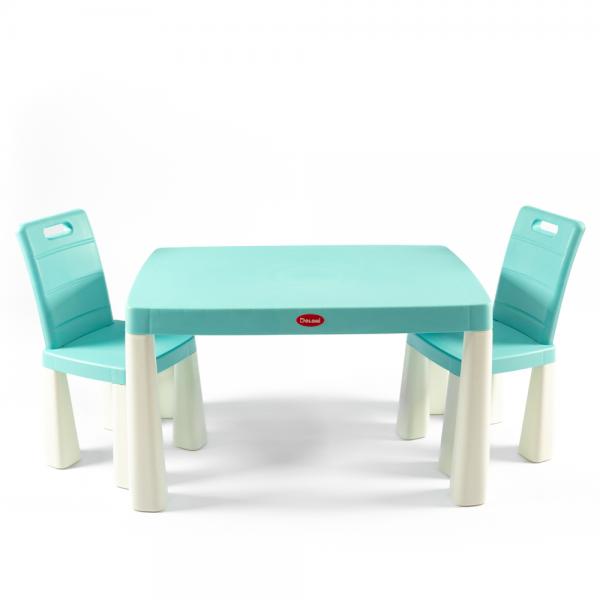Set masa si scaune Mykids Turquoise - imagine 6