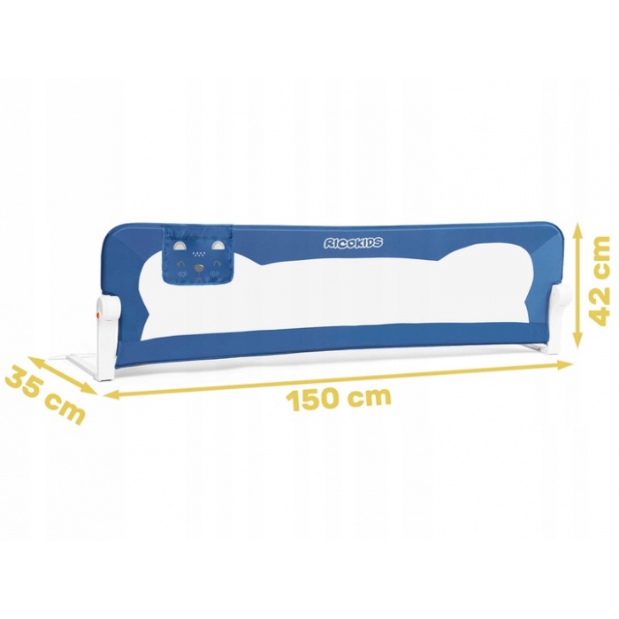 Bariera Pat Ricokids Albastru, 150x42x35 cm - imagine 4