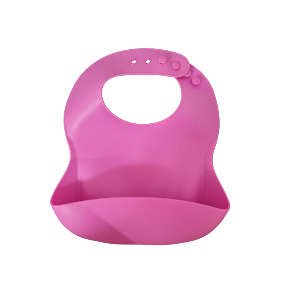 Baveta Silicon Oaki Fucsia, Reglabila - imagine 2
