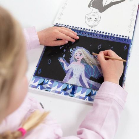 Totum Disney Frozen Set Creativ Razuit si Colorat - imagine 4