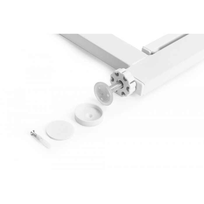 Poarta Siguranta Ecotoys Alb 74-105cm - imagine 11
