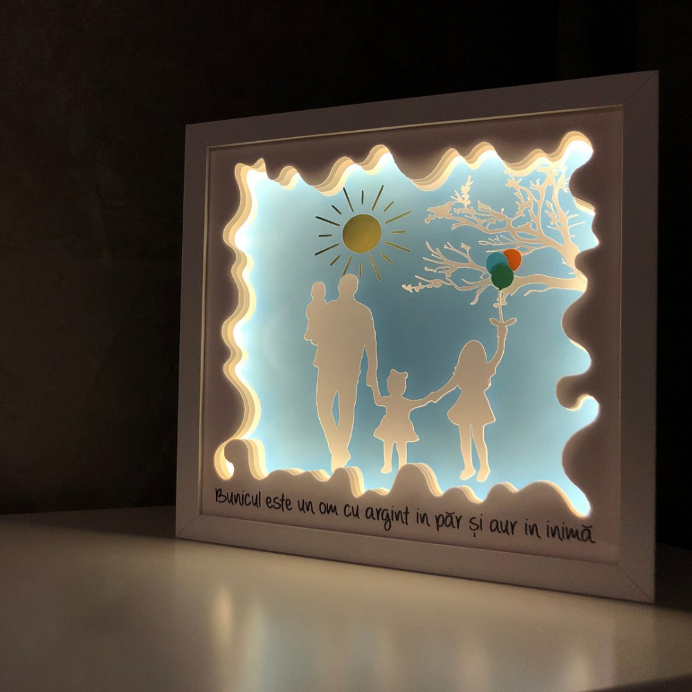 Tablou Luminos Bunici 014 Noorhandmadeatelier