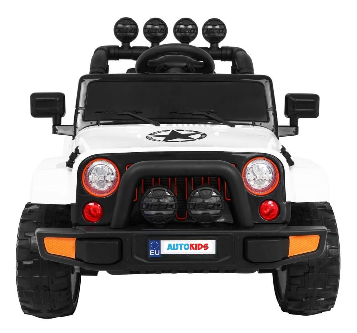 Masinuta Electrica 4x4 FULL TIME Alb Autokids - imagine 10