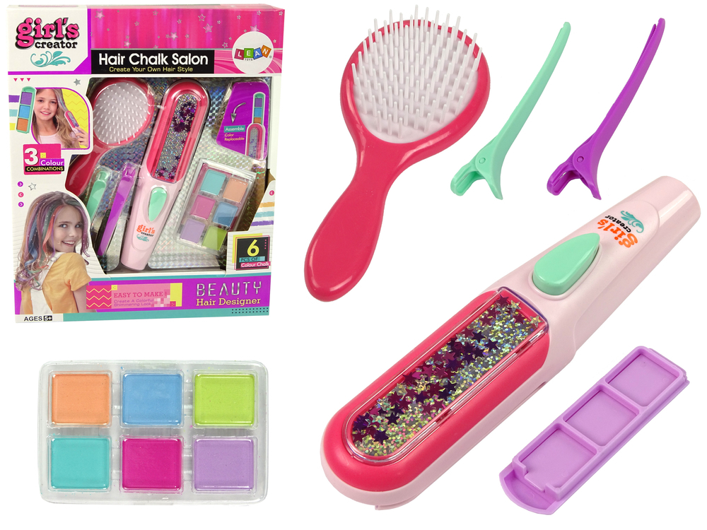 Set Coafură Amacs cu Placă și Vopsire Par 6 Culori