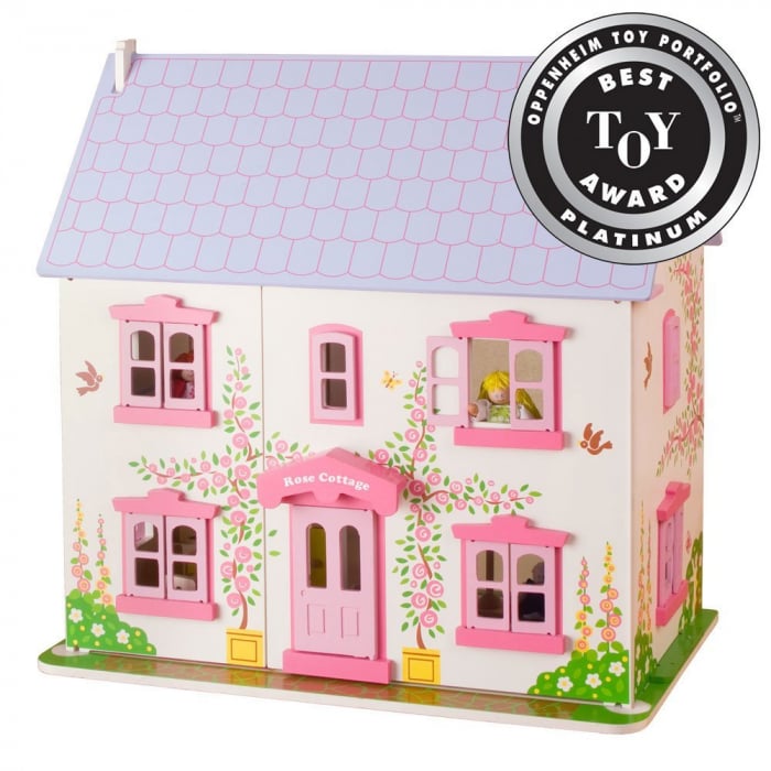 Bigjigs Casuta lemn papusi Rose - Creativitate