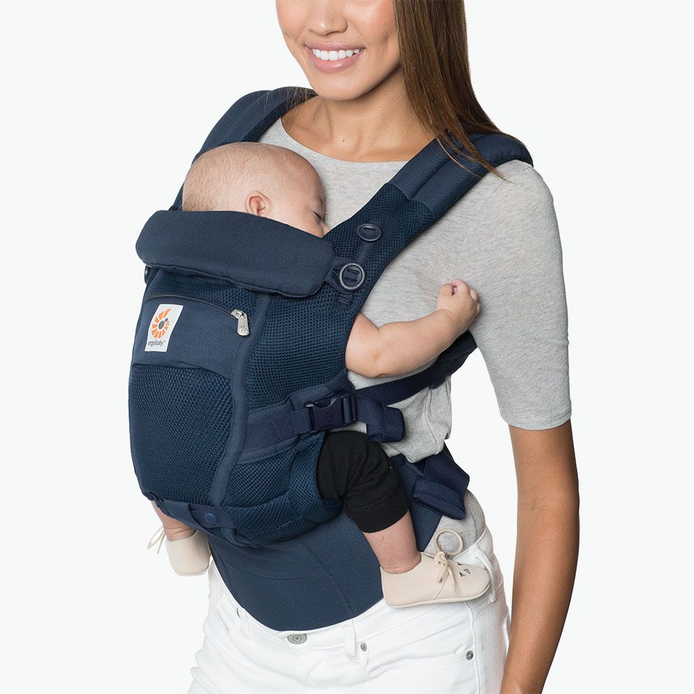 Marsupiu Ergobaby Adapt Cool Air Mesh, Deep Blue