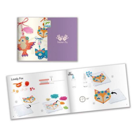 Set Creativ Djeco Margele - Joc Aqua Animale - imagine 2